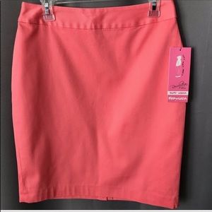 Liz Claiborne Career Petite knee skirt